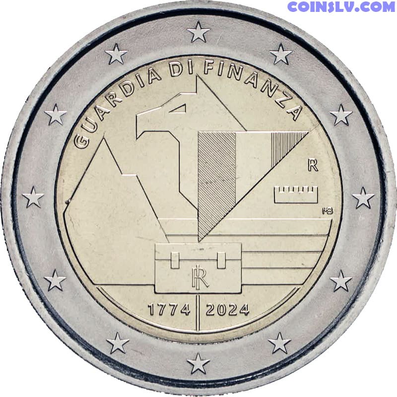 Commemorative Coin 2 Euro Italy 2024 (Guardia di Finanza Corps)